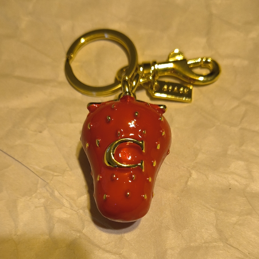 Coach Strawberry Bag Charm
